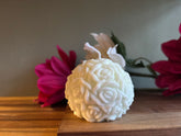 Vela bola flores (g)