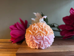 Vela bola flores (g)