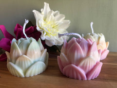 Vela flor de loto