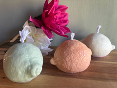 Vela fruta limón