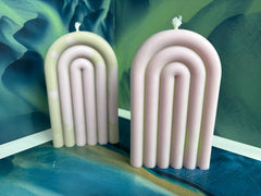 Mini arcoiris - magnolia y fresa